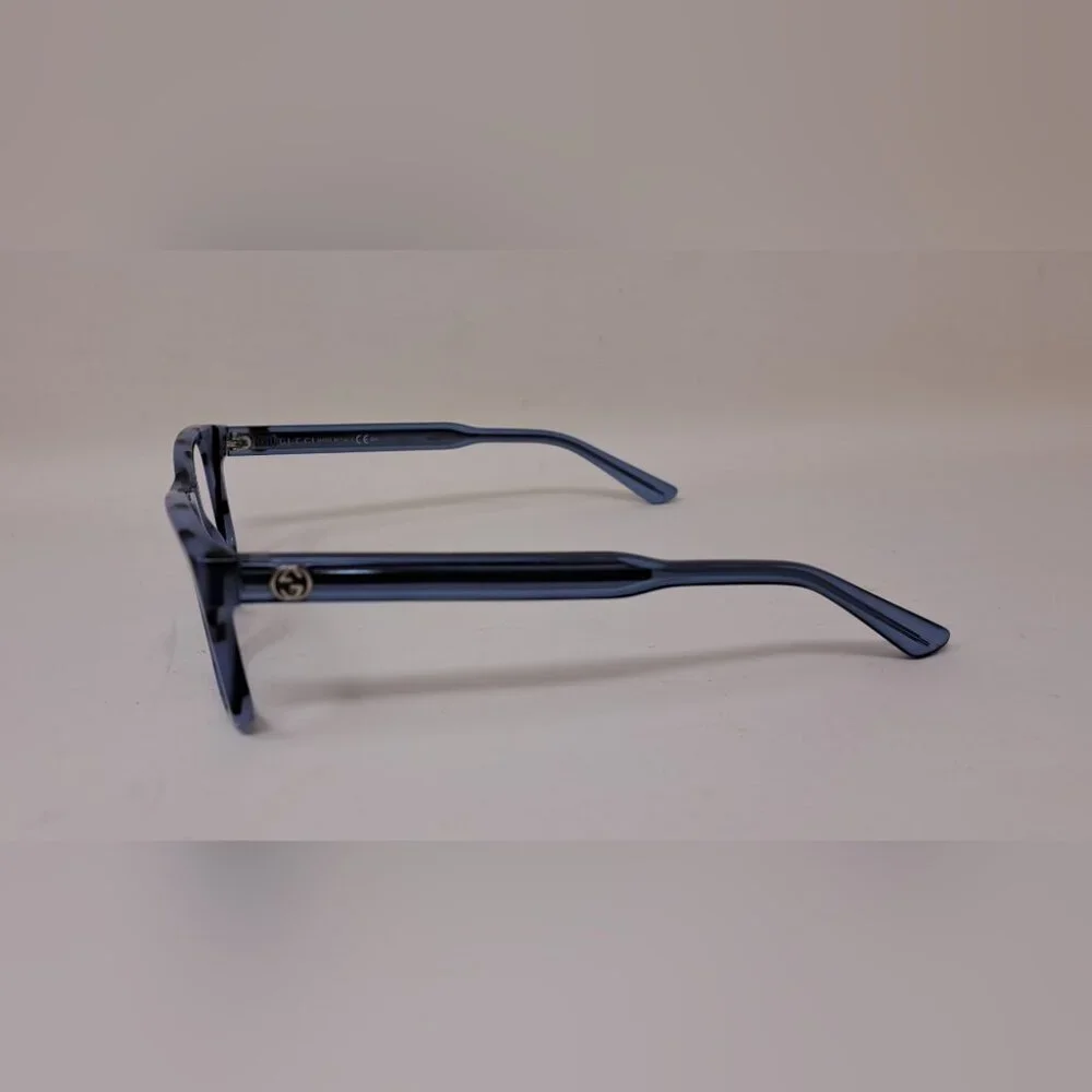 Gucci Eye Glasses Frames Blue Black Italy Square GG 3765 YV5 53mm 53-15-140